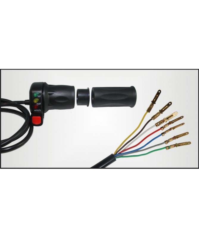 Manopola Acceleratore Per Bici Elettrica - Universale, Per Manubrio 22.5 Mm - Foto 3